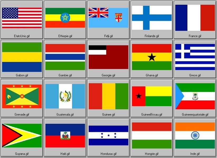 drapeaux nationaux reconnus (4me partie)