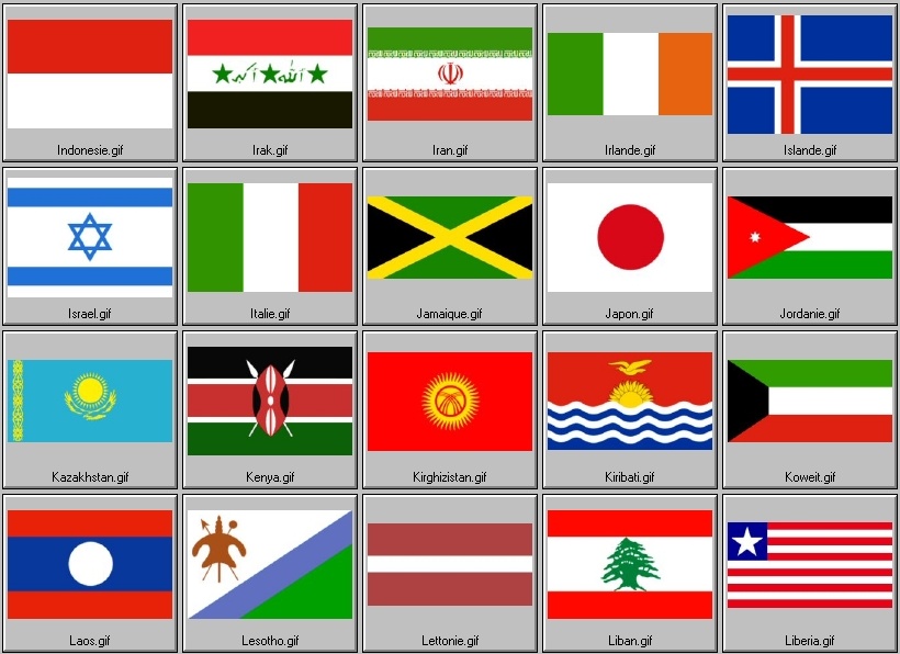 drapeaux nationaux reconnus (5me partie)