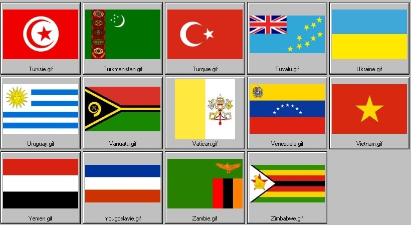 drapeaux nationaux reconnus (10me partie)